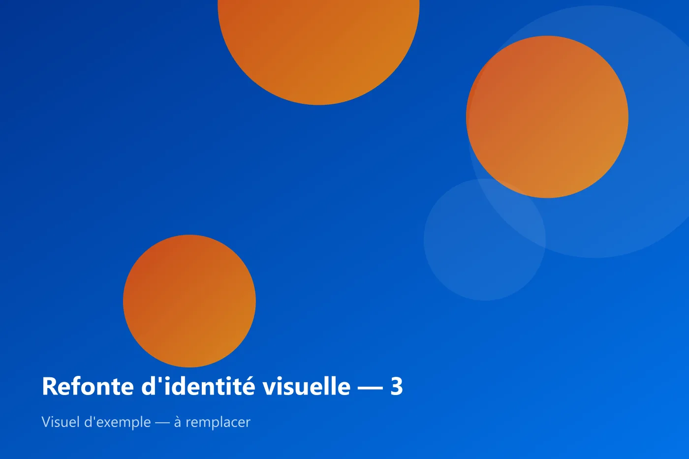 Refonte d'identité visuelle — visuel d'exemple 3